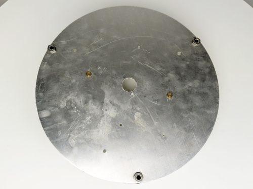 LSP6 “Tommy”, Luigi Caccia Dominioni for Azucena, since 1965 Burnished Metal, Sandblasted Glass