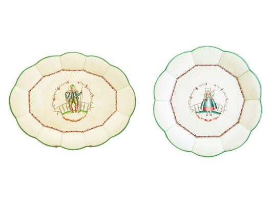 Monza plates, Guido Andlovitz for Lavenia, 1927-28 Decorated Ceramic
