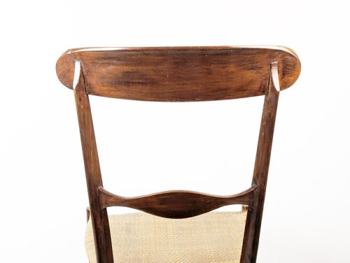 Chiavari chairs, Fratelli Levaggi (attr. to) Italy, 1950s Wood, Vienna Straw