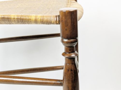 Chiavari chairs, Fratelli Levaggi (attr. to) Italy, 1950s Wood, Vienna Straw