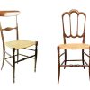 Chiavari chairs, Fratelli Levaggi (attr. to) Italy, 1950s Wood, Vienna Straw