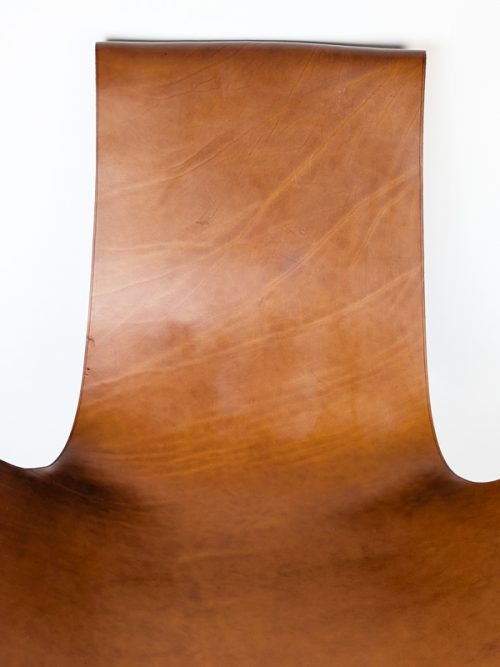 3lc “T chair”, D. Kelly, R. Littell and W. Katavolos for Laverne International, New York, 1952 Chromed and painted steel, leather