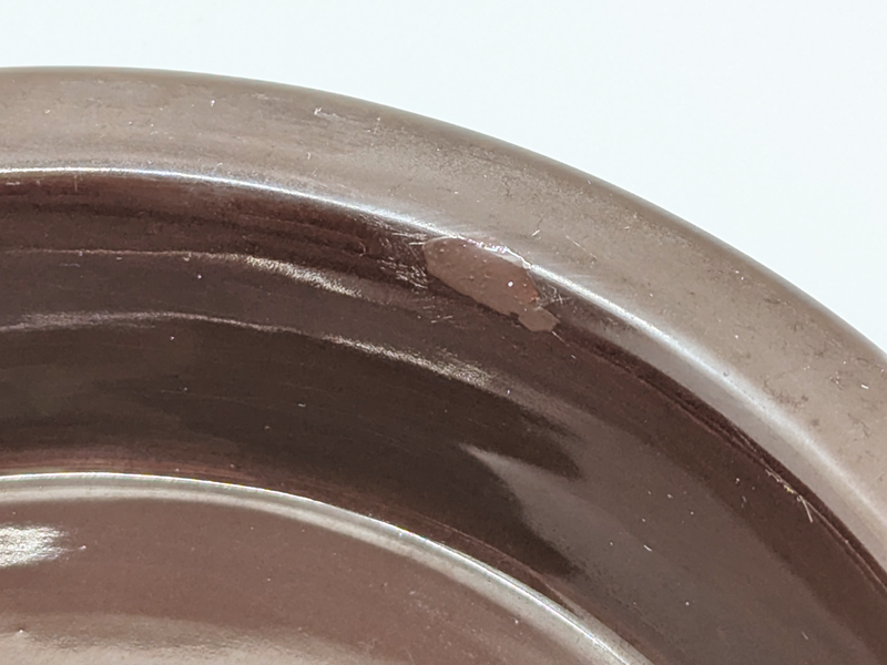small brown ceramic 1960s barbados ashtray by Mangiarotti Danese_03 Barbados, set of 2, Angelo Mangiarotti for Danese, 1964 Ceramic