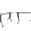 Dattilo, set of 2, Studio BBPR (Banfi, Belgioioso, Peressuti, Rogers) for Olivetti, 1960s Painted Metal, skai & Plastic. Perfect