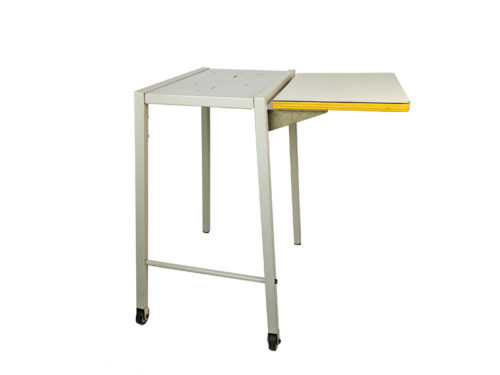 Dattilo, set of 2, Studio BBPR (Banfi, Belgioioso, Peressuti, Rogers) for Olivetti, 1950s Painted Metal, Plastic Laminated, Plywood & Rubber