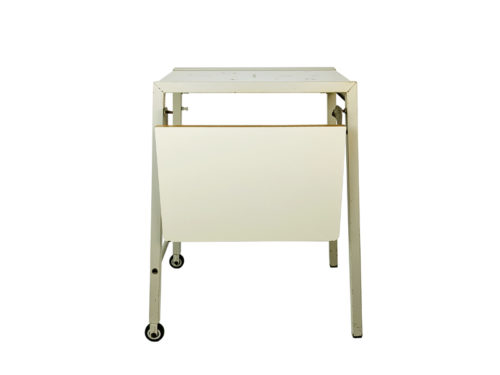 Dattilo, set of 2, Studio BBPR (Banfi, Belgioioso, Peressuti, Rogers) for Olivetti, 1950s Painted Metal, Plastic Laminated, Plywood & Rubber
