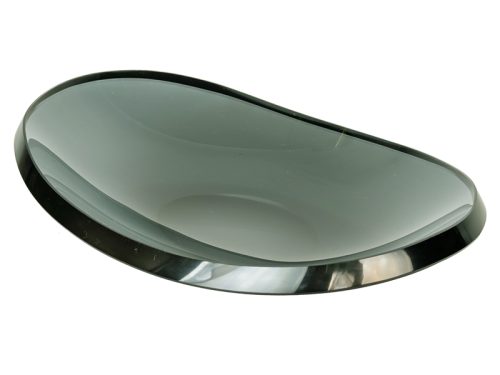 Bowl/centerpiece, Fontana Arte, 1960s Smoked Glass