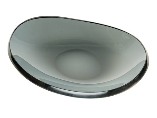 Bowl/centerpiece, Fontana Arte, 1960s Smoked Glass