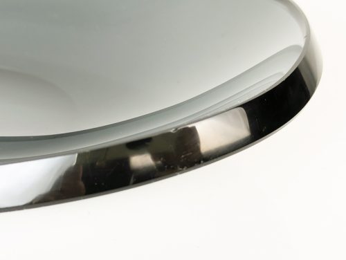 Bowl/centerpiece, Fontana Arte, 1960s Smoked Glass