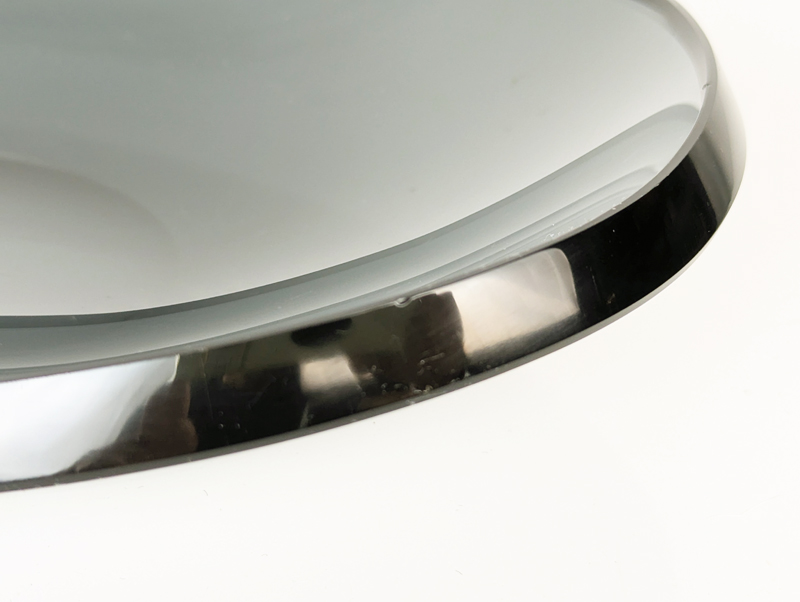 smoked glass 1960s bowl centerpiece by Fontana Arte_05 Bowl/centerpiece, Fontana Arte, 1960s Smoked Glass