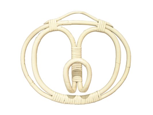 Coat Rack, Franca Helg for Vittorio Bonacina, 1961 Painted Rush