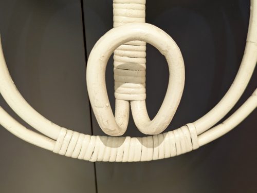 Coat Rack, Franca Helg for Vittorio Bonacina, 1961 Painted Rush