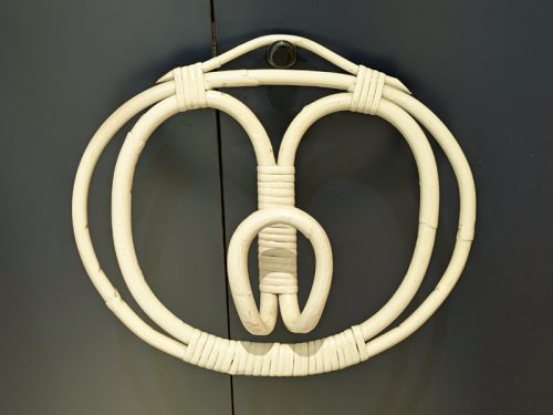 Coat Rack, Franca Helg for Vittorio Bonacina, 1961 Painted Rush