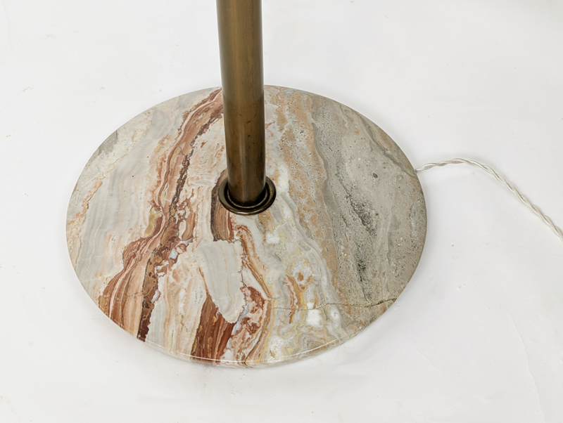 brass & marble mid century adjustable floor lamp_03 Adjustable floor lamp, Floor