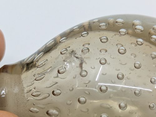 Flask, Carlo Scarpa (attr. to) for Venini, 1930s Murano Glass