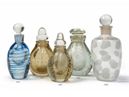 Flask, Carlo Scarpa (attr. to) for Venini, 1930s Murano Glass