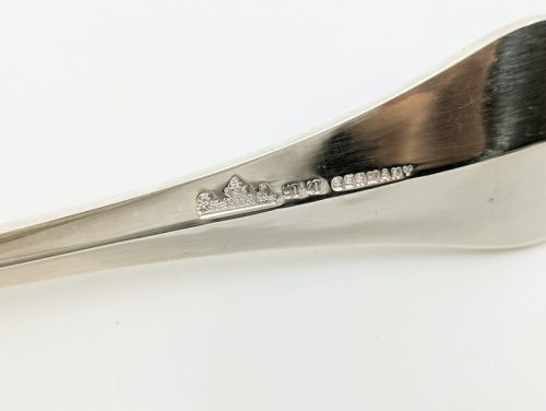 Lotus 6 person cutlery set, B. Wiinblad & K.G. Hansen for Rosenthal Studio Linie , 1960-70s Silver-Plated Metal