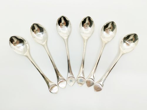 Lotus 6 person cutlery set, B. Wiinblad & K.G. Hansen for Rosenthal Studio Linie , 1960-70s Silver-Plated Metal
