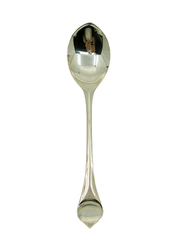 silver plated metal 1960s Lotus cutlery set for 6 persons by Rosenthal_12 Lotus 6 person cutlery set, B. Wiinblad & K.G. Hansen for Rosenthal Studio Linie , 1960-70s Silver-Plated Metal