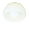 Omega, Vico Magistretti for Artemide, 1960s. Opaline Glass, Brass, Painted Metal