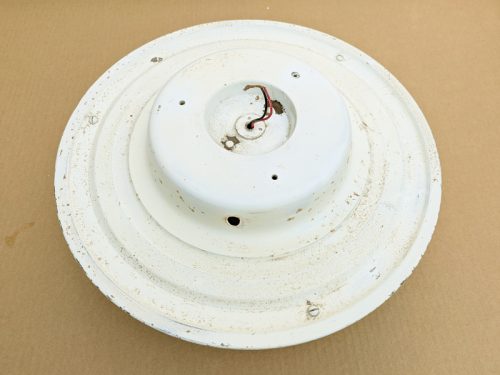 Omega, Vico Magistretti for Artemide, 1960s. Opaline Glass, Brass, Painted Metal