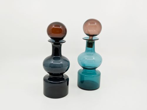 Kremlin Bells bottle, L. Diaz de Santillana for Venini, 1986-87 Murano Glass