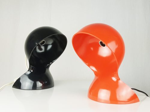 Dalù, set of 2, Vico Magistretti for Artemide, 1966-69 Melamine, Metal