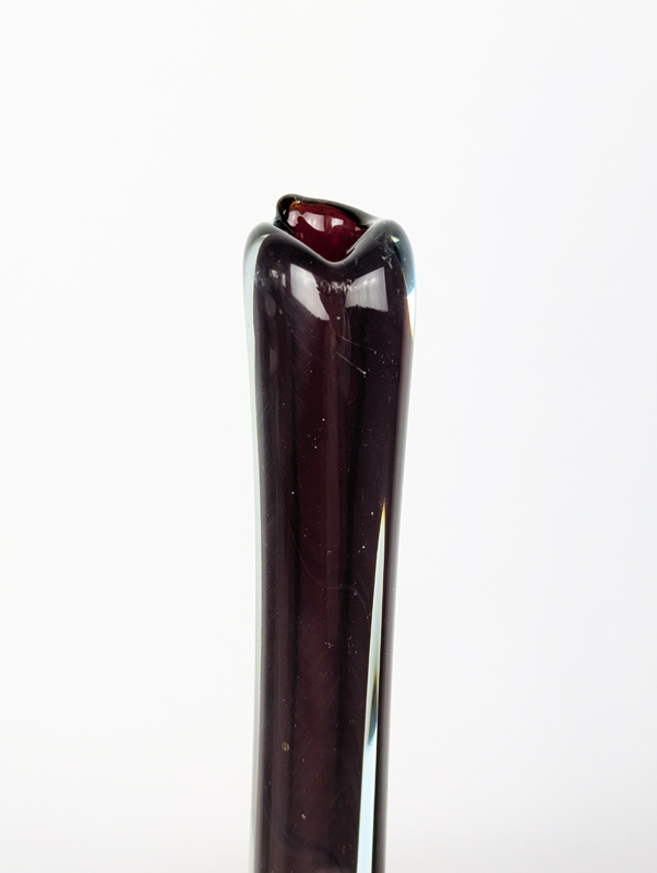 multicolored Murano sommerso glass soliflower, 1960s Soliflower, Decoration