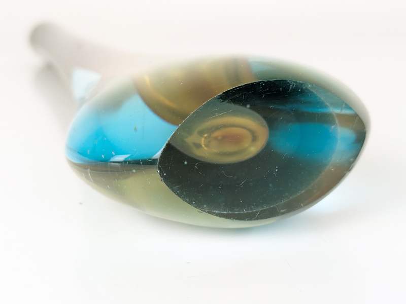 multicolored Murano sommerso glass soliflower, 1960s_01 Soliflower, Decoration