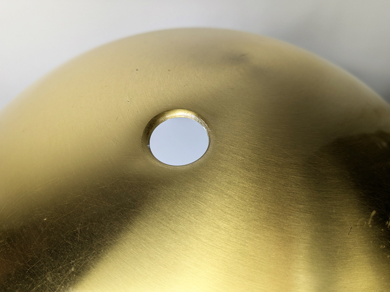 golden & white painted metal 1970 Vaga table lamp_09 Vaga, Franco Mirenzi for Valenti, 1978 Brass & Metal