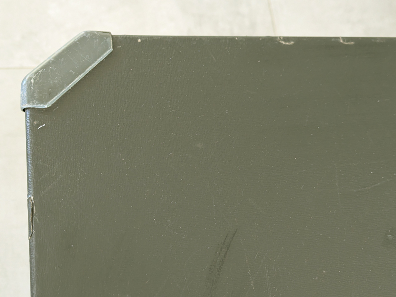 grey vinyl & metal 1960s Serie Arco desk by BBPR for Olivetti_08 Arco desk, Studio BBPR (Banfi, Belgioioso, Peressuti, Rogers) for Olivetti, 1960s Painted Metal, skai & Plastic