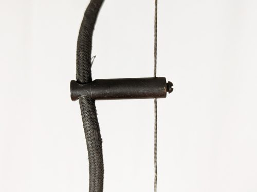 Murano Pendant, Vetreria Vistosi (attr. to), 1960s Murano Glass, Painted Metal, Brass