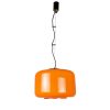 Murano Pendant, Vetreria Vistosi (attr. to), 1960s Murano Glass, Painted Metal, Brass