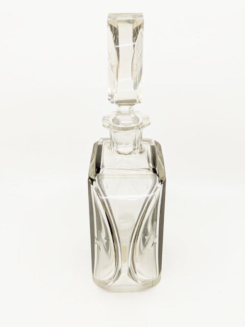 Decanter Set, Karel (Karl) Palda (attr. to), Wien, 1930s Grinded & Mirrored Glass