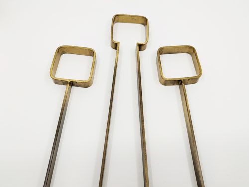 Fireplace tools, Italy, 1960s