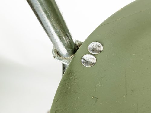 Rationalist chair, Switzerland, 1930s Painted Plywood & Chrome Plated Metal