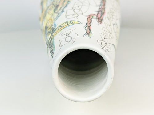 Mariachi vase, Ceramic