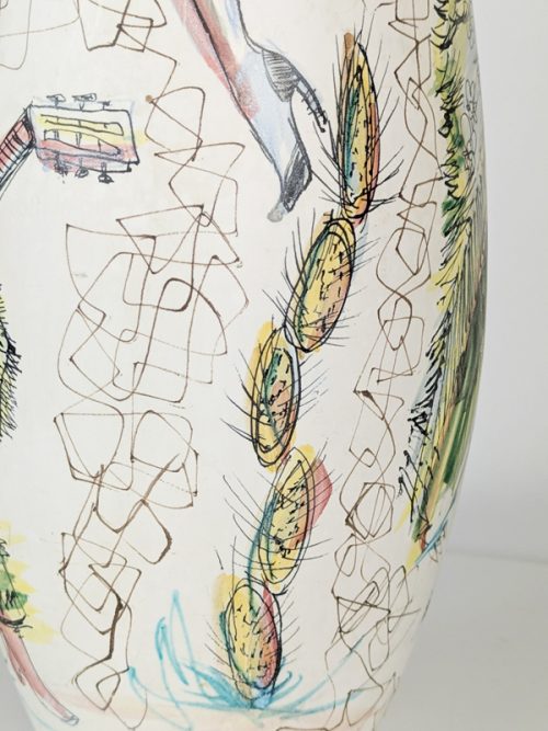 Mariachi vase, Ceramic
