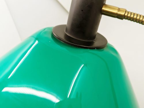 Table lamp, Stilux Milano, Italy 1960s Marble, brass, Perspex
