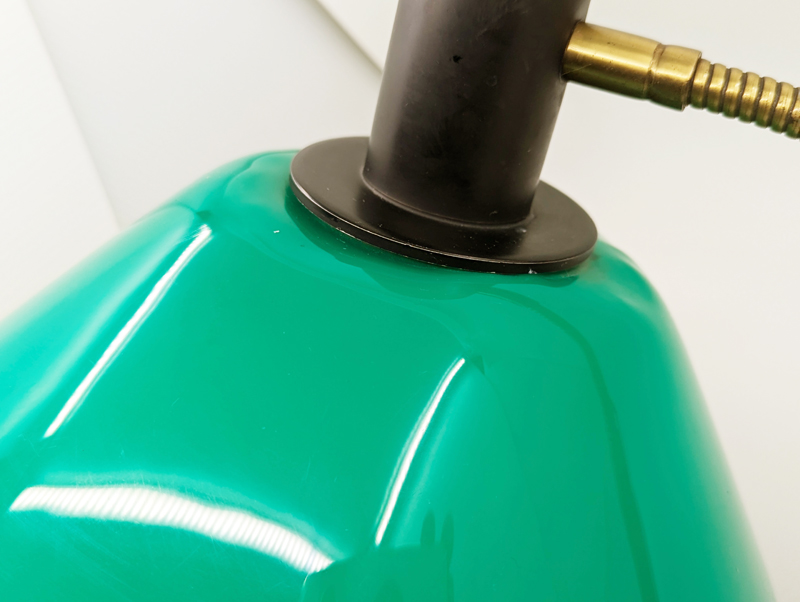 green perspex brass & white marble 1960s table lamp by Stilux_05 Table lamp, Stilux Milano, Italy 1960s Marble, brass, Perspex