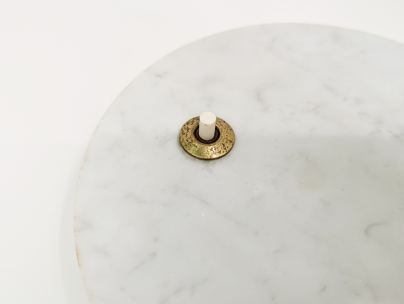 green perspex brass & white marble 1960s table lamp by Stilux_08 Table lamp, Stilux Milano, Italy 1960s Marble, brass, Perspex