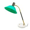 Table lamp, Stilux Milano, Italy 1960s Marble, brass, Perspex
