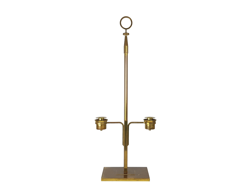 italian brass art deco candle holder, 1930s_00 Candle holder, Italy, 1930s Gild Brass