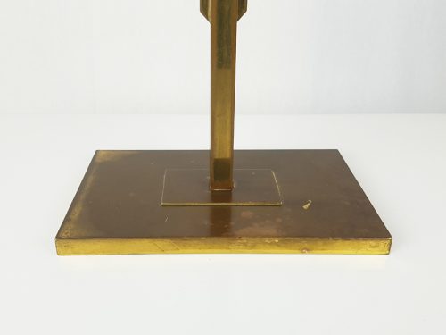 Candle holder, Italy, 1930s Gild Brass