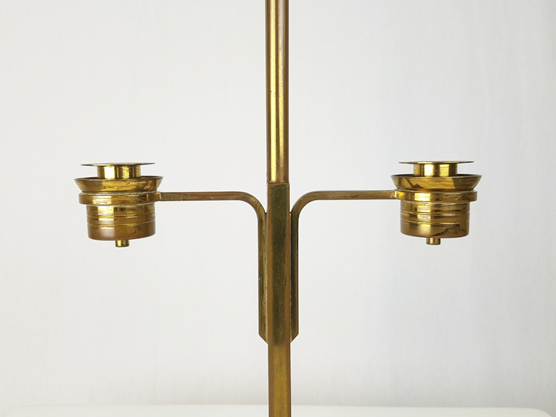 italian brass art deco candle holder, 1930s_02 Candle holder, Italy, 1930s Gild Brass