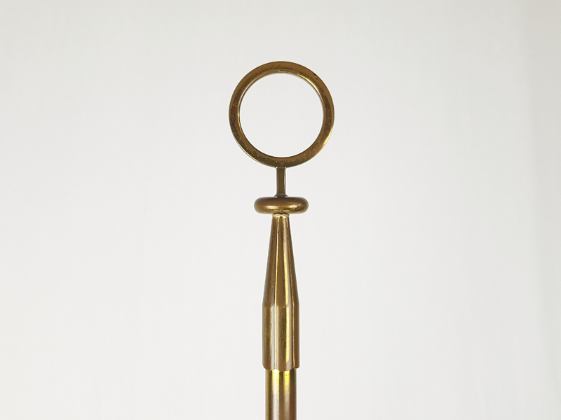 italian brass art deco candle holder, 1930s_03 Candle holder, Italy, 1930s Gild Brass