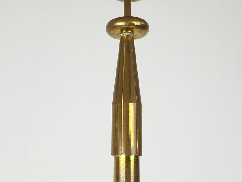 italian brass art deco candle holder, 1930s_06 Candle holder, Italy, 1930s Gild Brass