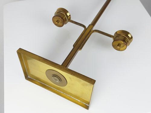 Candle holder, Italy, 1930s Gild Brass