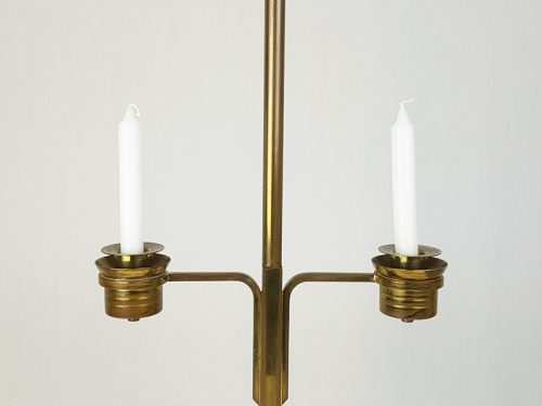 Candle holder, Italy, 1930s Gild Brass