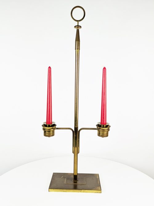 Candle holder, Italy, 1930s Gild Brass